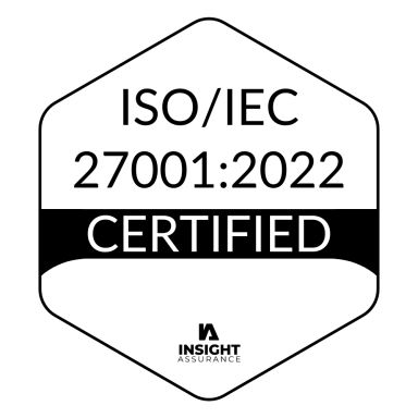 ISO/IEC 27001 certified