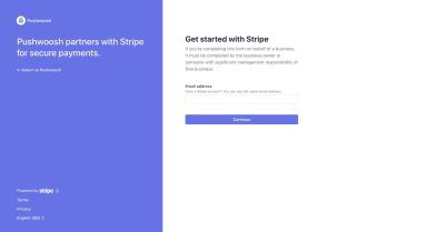 Stripe authorization page with account selection and Connect button