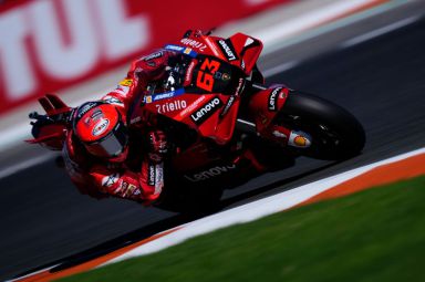 Francesco Bagnaia sealed his first MotoGP World Championship at the Valencia Grand Prix