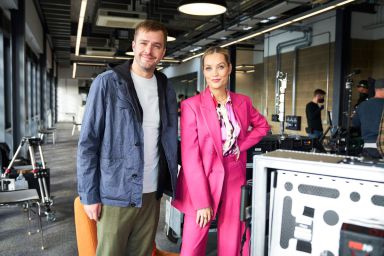 Laura married Buffering creator and co-actor Iain Stirling in 2020