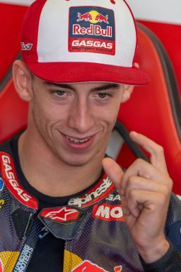 Pedro Acosta of Spain and GasGas Factory Racing Tech3 prepare the Sprint event of the Italian MotoGP race at Mugello on June 1, 2024