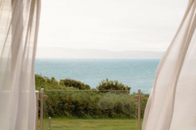 Coastal imagery captured from a selection of Haven Holiday parks, showcasing its beachside UK staycations. At Haven Hafan y Mr Holiday Park.