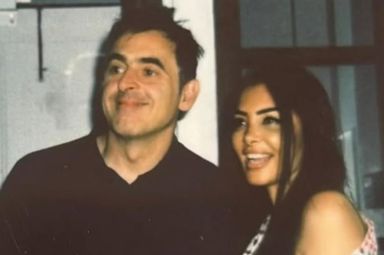 Ronnie O'Sullivan and his wife Laila Rouass