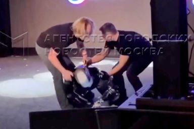 Putin's humiliation as Russia's first AI bot dramatically falls during on-stage debut