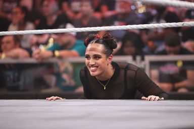 Ava Raine in ring portrait during NXT at the WWE Performance Center on February 21, 2023 in Orlando