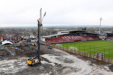 Progress on the highly-anticipated new Kop stand will grind to a halt