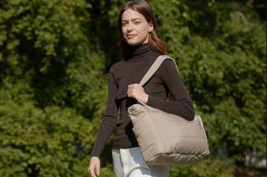 The puffer tote bag 