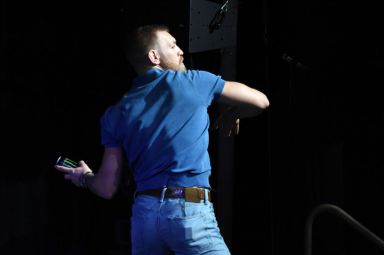Conor McGregor throws a can at opponent Nate Diaz