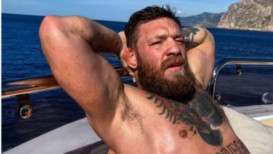 Conor McGregor on his yacht