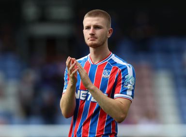 Adam Wharton of Crystal Palace during the Premier League match between Crystal Palace and Nottingham Forest at Selhurst Park
