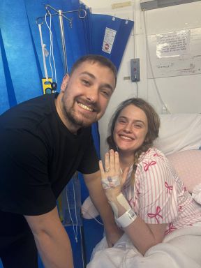 Ollie proposed to Caoimhe before surgery
