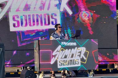 DJ Glu Sound rocks fans at Thorpe Park Summer Sounds