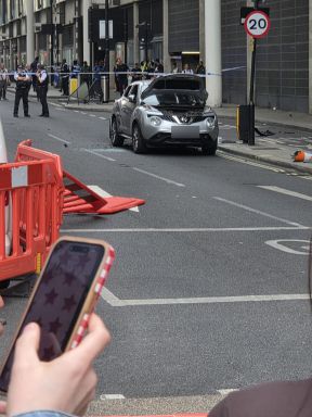 London St Pancras train station was evacuated while emergency services dealt with an unattended vehicle nearby.