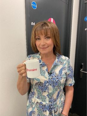 Lorraine Kelly enjoys a strong builders' tea, with regular milk and a chocolate Digestive