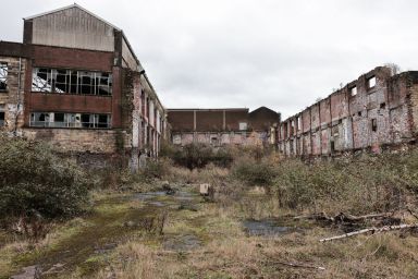 The site of the former Turner Brothers Asbestos factory in Rochdale