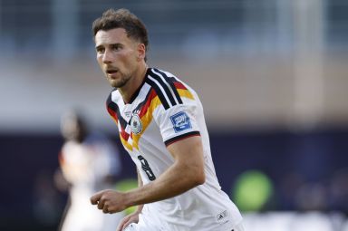 Leon Goretzka in action for Germany