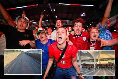 The euphoria of England's early morning victory against Mexico was followed by a quieter than normal commute on Monday 