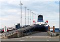 NX0767 : Boarding the Ferry by Anne Burgess