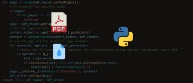 How to Watermark PDF Files in Python