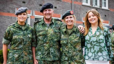 Princess Amalia gets emotional as Queen Mxima completes major military milestone